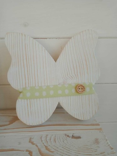 Farfalla legno naturale - -,