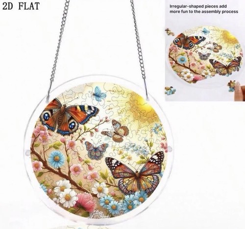 Farfalla acrilico puzzle - farfalla,