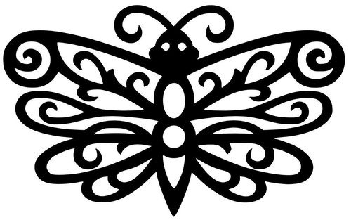 Farfalla stickers adesivo - farfalla,
