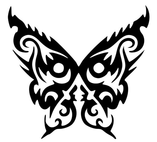 Farfalla stickers adesivo - farfalla,