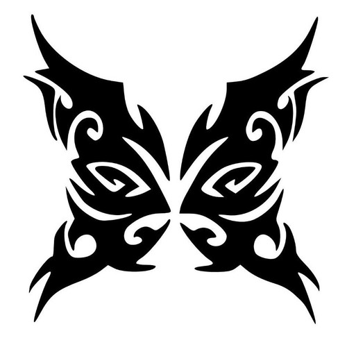 Farfalla stickers adesivo - farfalla,