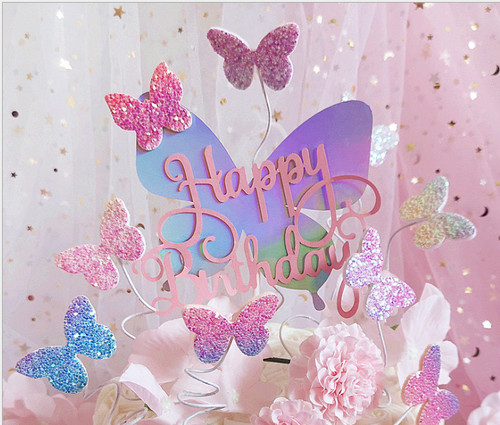 Farfalla buon compleanno - ,