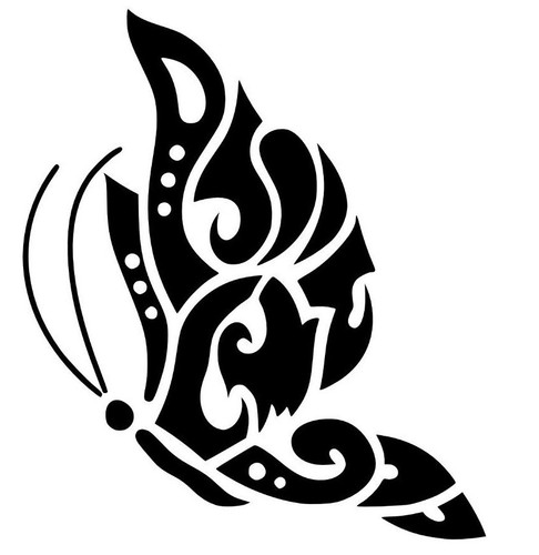 Farfalla stickers adesivo - farfalla,