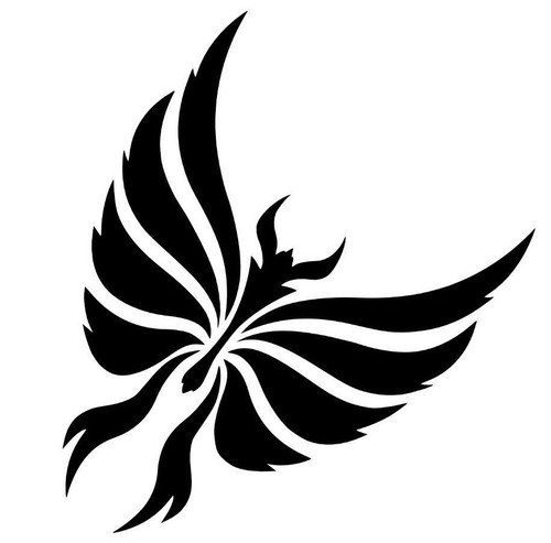 Farfalla stickers adesivo - farfalla,