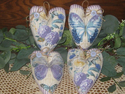 Cottage decor cuori - 4,