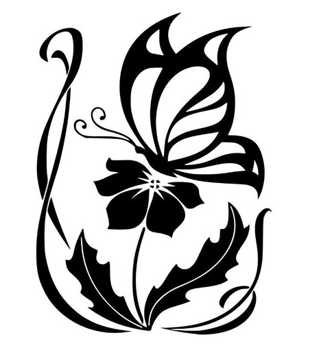 Farfalla stickers adesivo - farfalla,